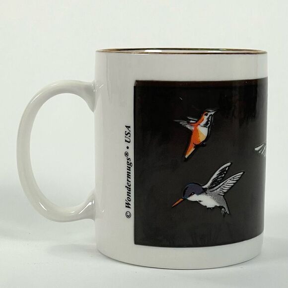 Hummingbirds Magic Mug | Wondermugs USA Color Changing Coffee Bird Mug - Picture 4 of 9